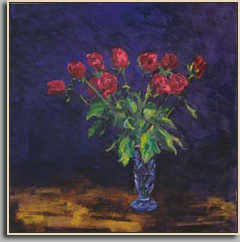 ROSES   2006   acrylic/canvas   36" x 36"